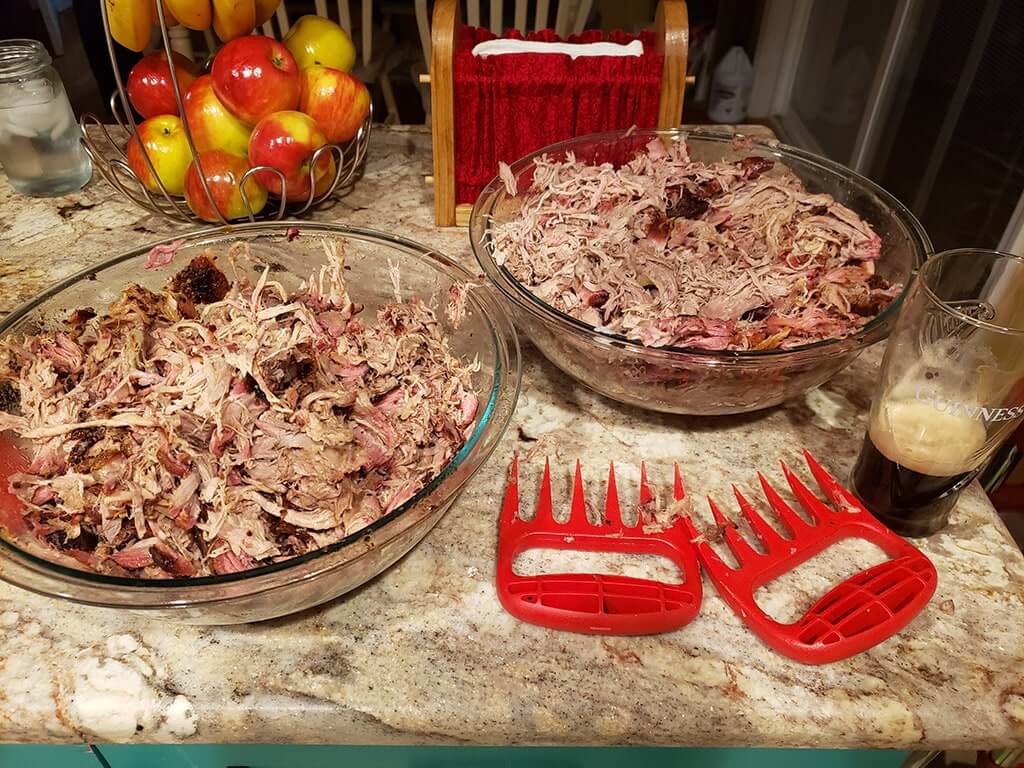 pull pork with bear claws